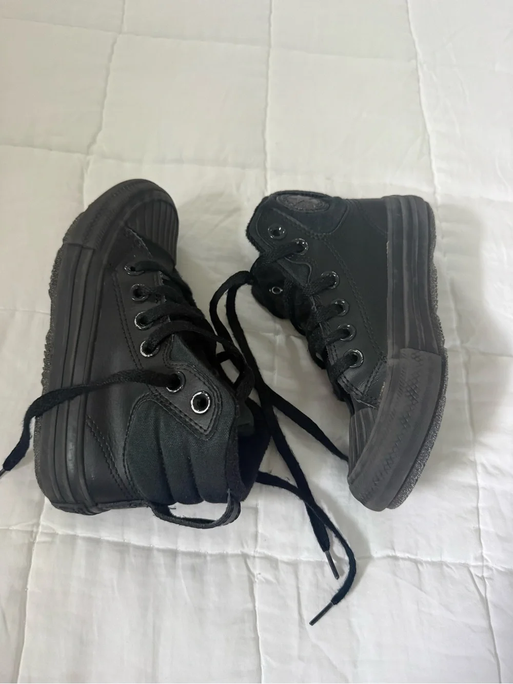 Converse Kids Black High-Top Sneakers